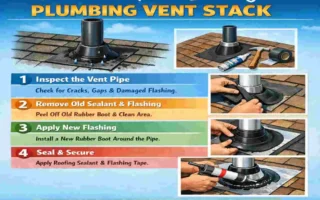 how to fix a leaking home plumbing stack