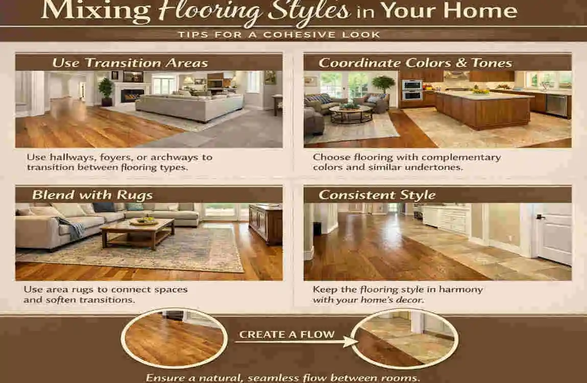 should flooring match throughout house