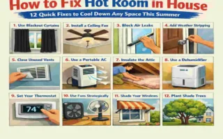 how to fix hot room in house