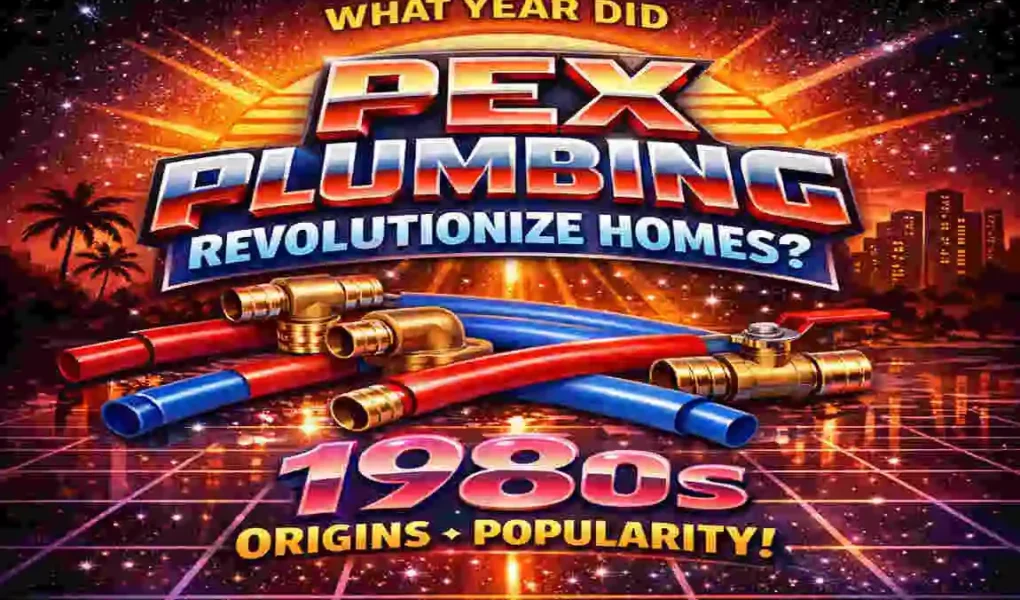 what year did pex home plumbing start