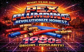 what year did pex home plumbing start