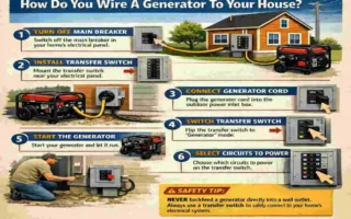 how to wire in a generator to your house