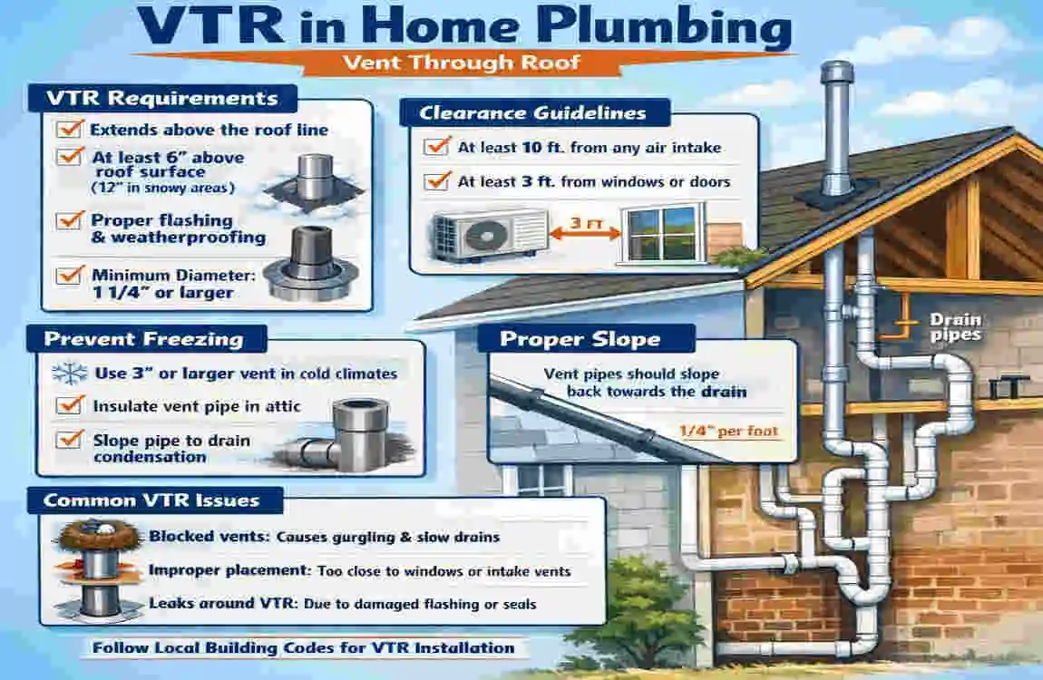 what does vtr stand for in home plumbing