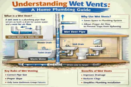 what is a wet vent home plumbing