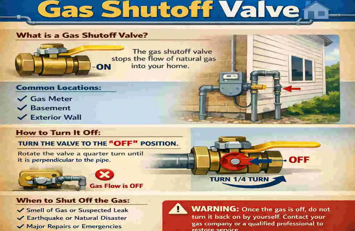 how to turn off gas line in house