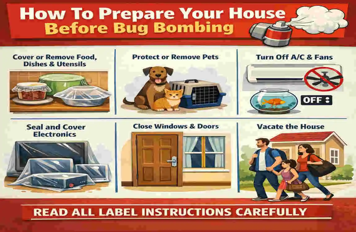 how long does it take to bug bomb a house