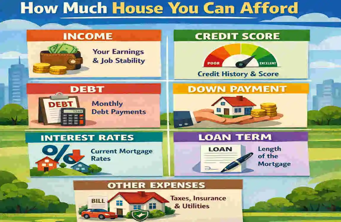 how much house can i afford 90k