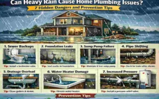 can heavy rain cause home plumbing issues