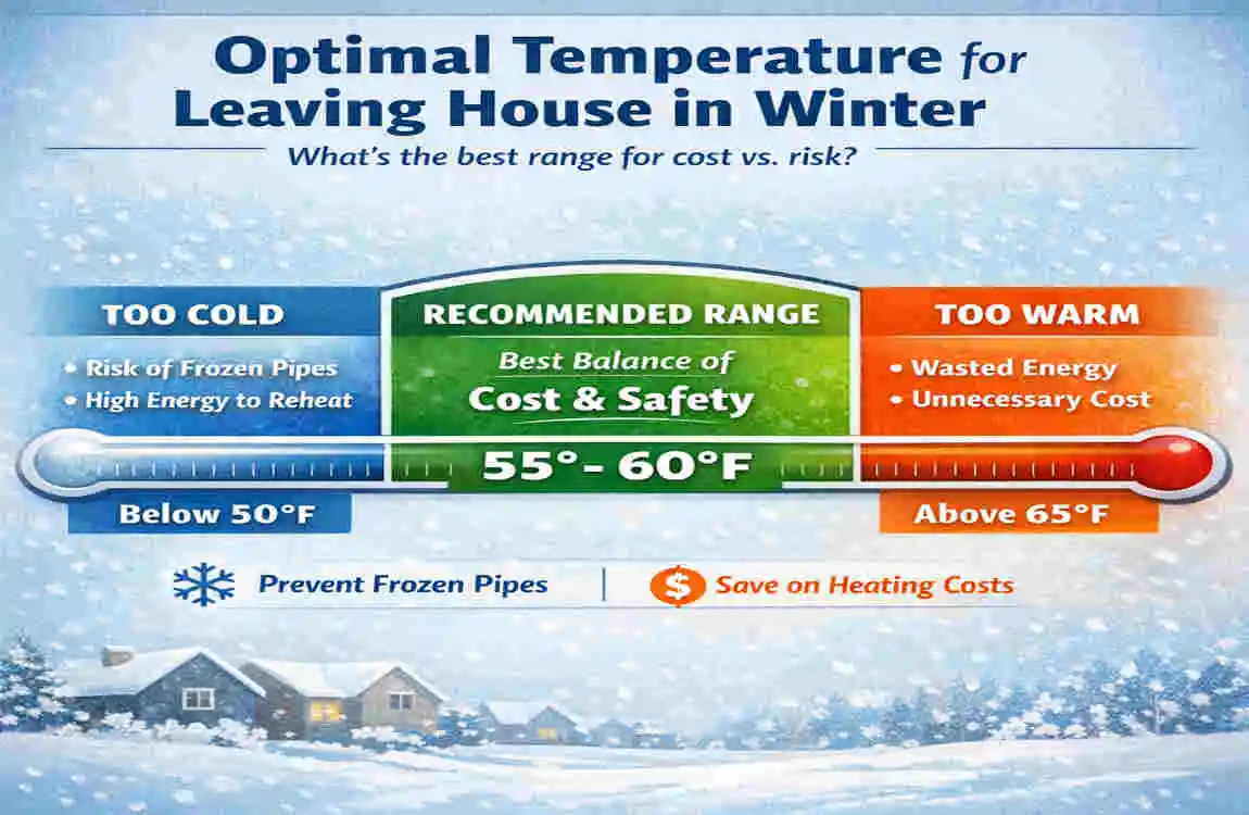 What Temperature to Leave House in Winter When Away: Expert Tips for Savings & Safety