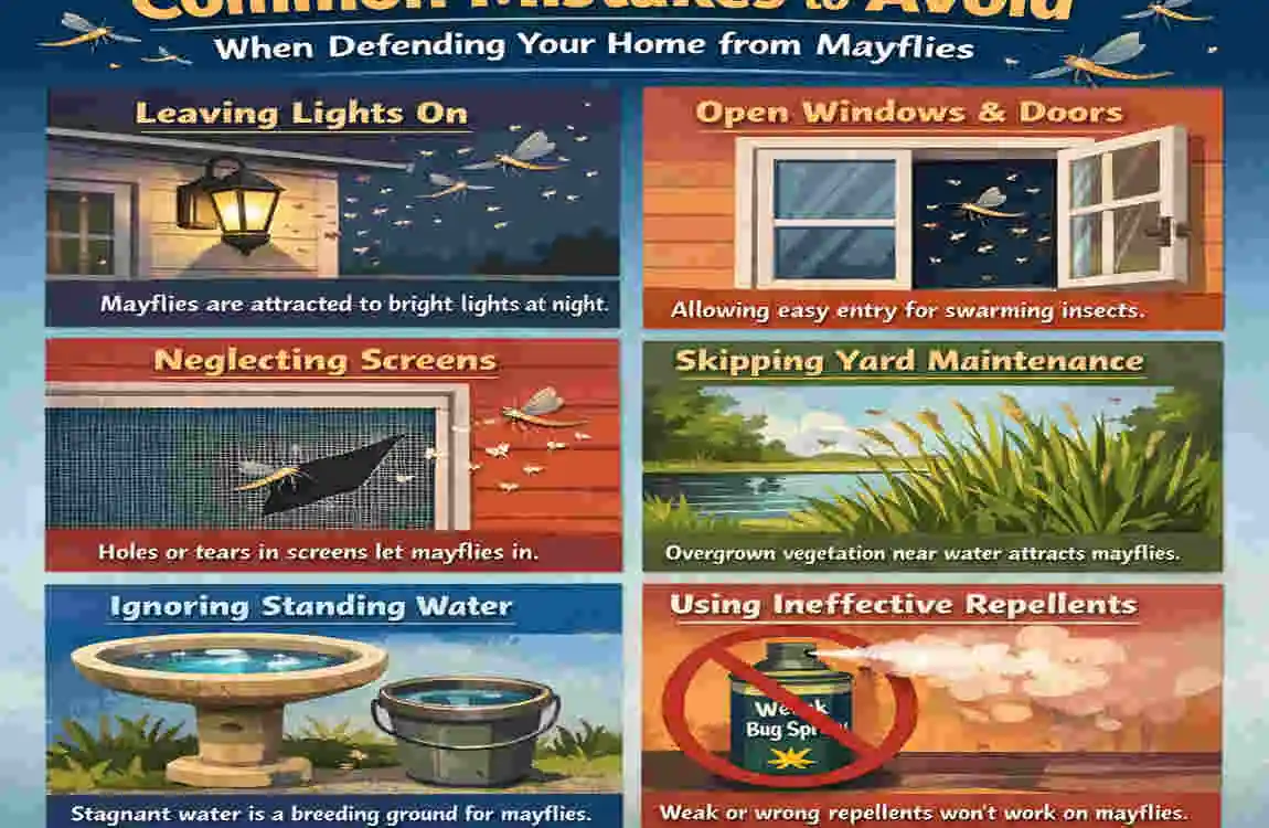 how to get rid of mayflies in your house