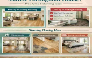 should flooring match throughout house