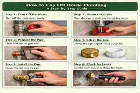 how to cap off house plumbing