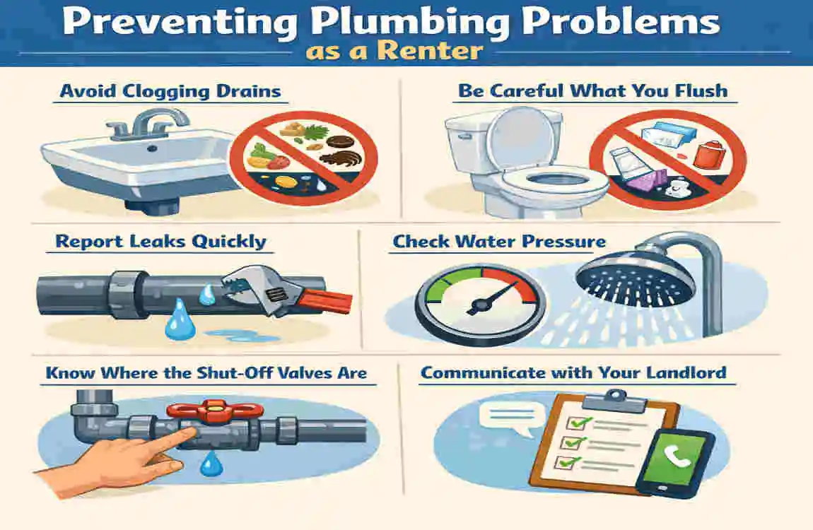 are tenants responsible for home plumbing