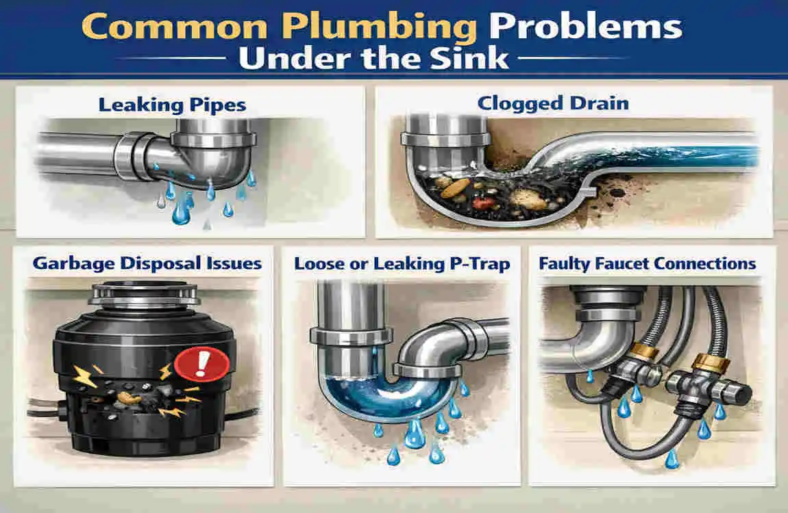how to fix home plumbing under sink