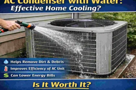 Spraying water on an AC condenser is an effective method to improve home cooling efficiency. When water sprays on the condenser coils, it helps cool them down faster through evaporation, allowing the AC to expel heat more effectively. This cooling effect reduces the workload on the air conditioner, potentially lowering energy consumption and utility bills. Additionally, spraying water cleans dirt and debris from the coils and condenser unit, maintaining airflow and preventing blockages that decrease efficiency. Regular spraying can also extend the lifespan of the AC system by preventing overheating and reducing component wear. Modern AC units are designed to safely handle water exposure, making this practice both safe and beneficial when done correctly. However, care should be taken to avoid certain sensitive parts that should remain dry. Overall, spraying water on the AC condenser can help cool a home more effectively and economically.