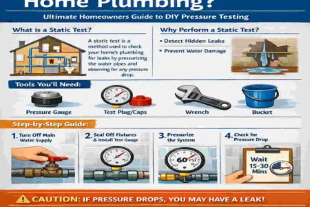 what is a static test for home plumbing