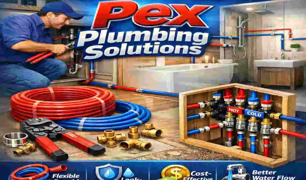 how to use pex home plumbing