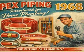 what year did pex home plumbing start