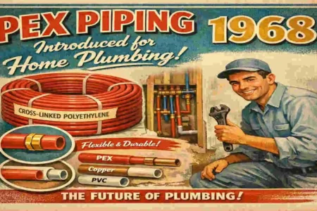 what year did pex home plumbing start