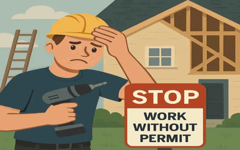 What happens if I do work on my house without a permit