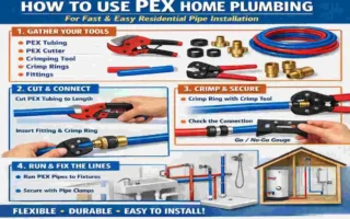 how to use pex home plumbing