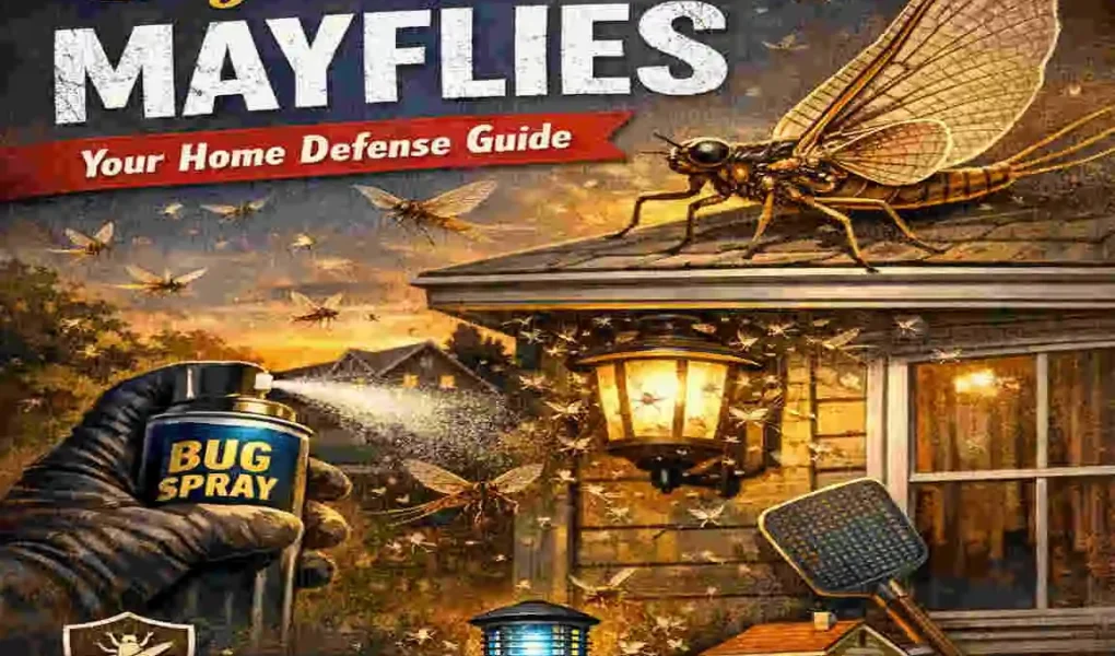 how to get rid of mayflies in your house
