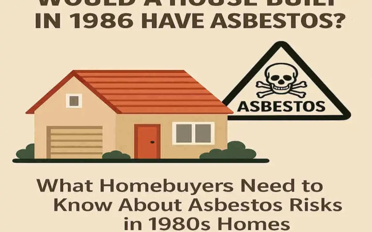 Would a House Built in 1986 Have Asbestos? What Homebuyers Need to Know About Asbestos Risks in 1980s Homes