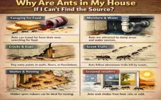 ants in house can't find source