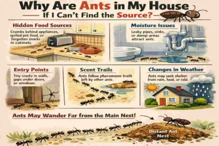 ants in house can't find source