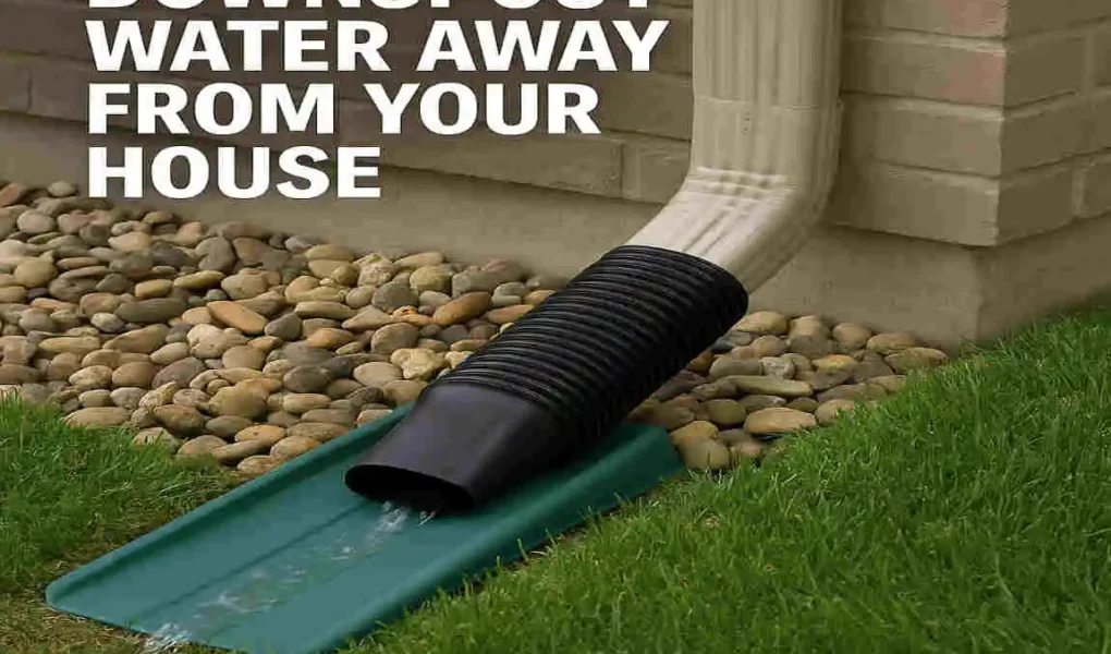 Effectively Drain Downspout Water Away from Your House