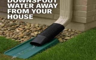 Effectively Drain Downspout Water Away from Your House