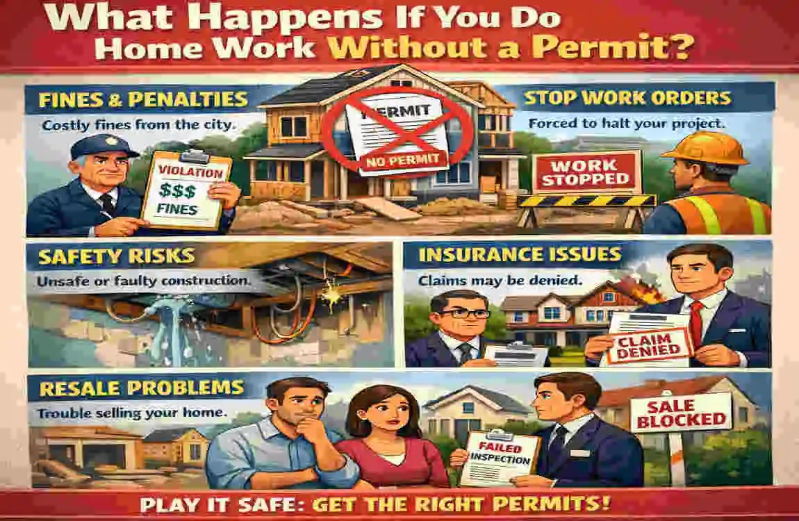 What happens if I do work on my house without a permit
