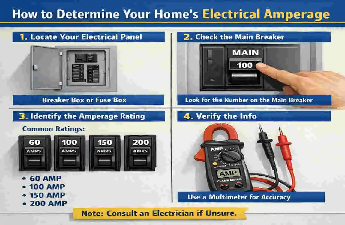 what is the average amperage of a house