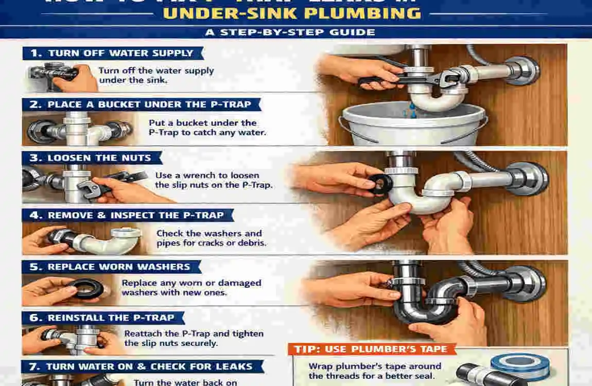 how to fix home plumbing under sink