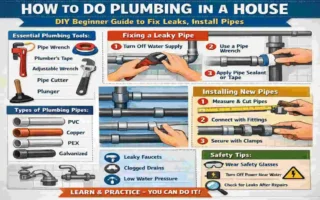 how to do plumbing in a house