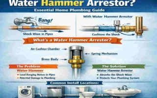 what is a water hammer arrestor in home plumbing