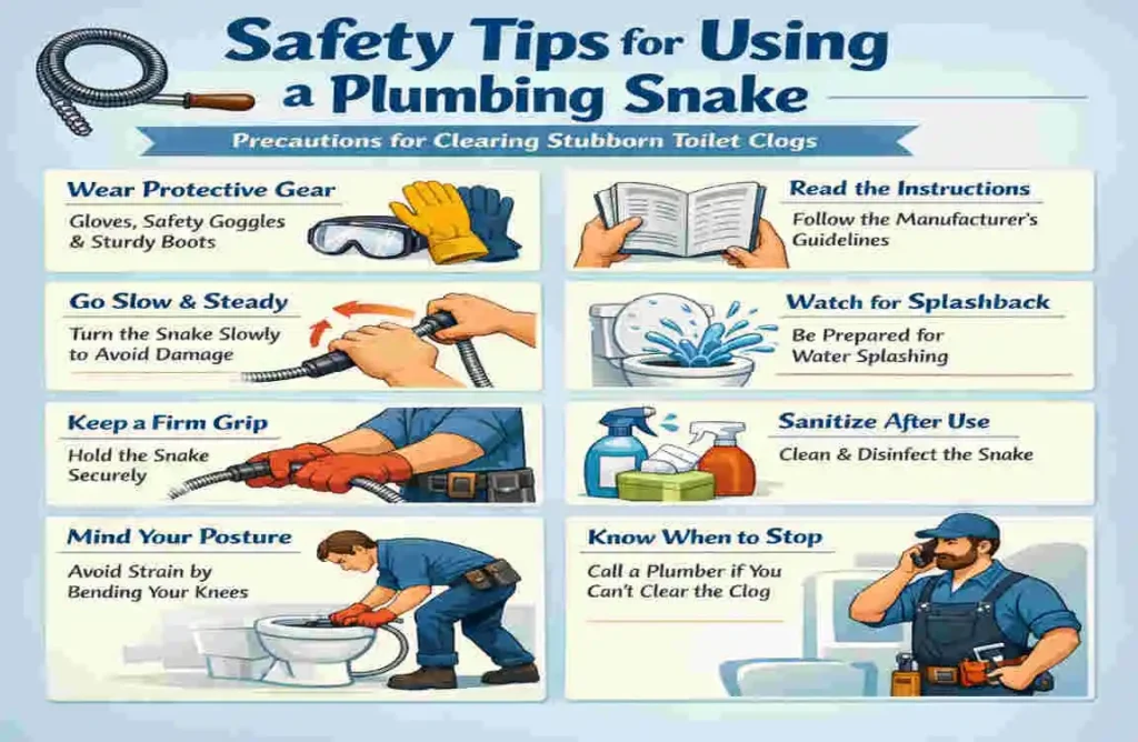 how to use a house plumbing snake toilet