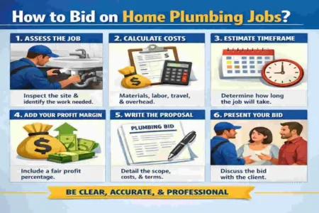 how to bid on home plumbing jobs