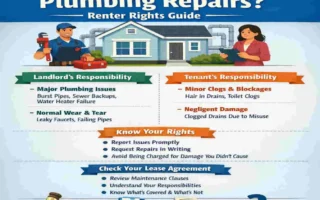 are tenants responsible for home plumbing