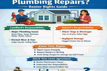 are tenants responsible for home plumbing