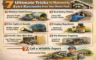 how to get raccoon out of house