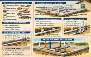 How to Rough In Home Plumbing for Slab Foundations: A Step-by-Step Guide for DIY and Pros
