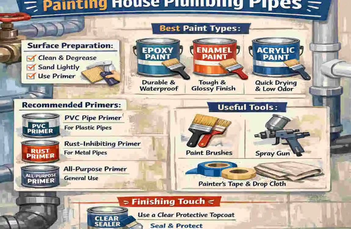 can you paint house plumbing pipes