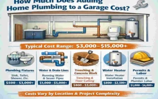 how much to add home plumbing to a garage