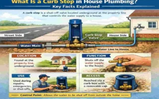 what is a curb stop in house plumbing