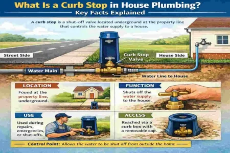 what is a curb stop in house plumbing