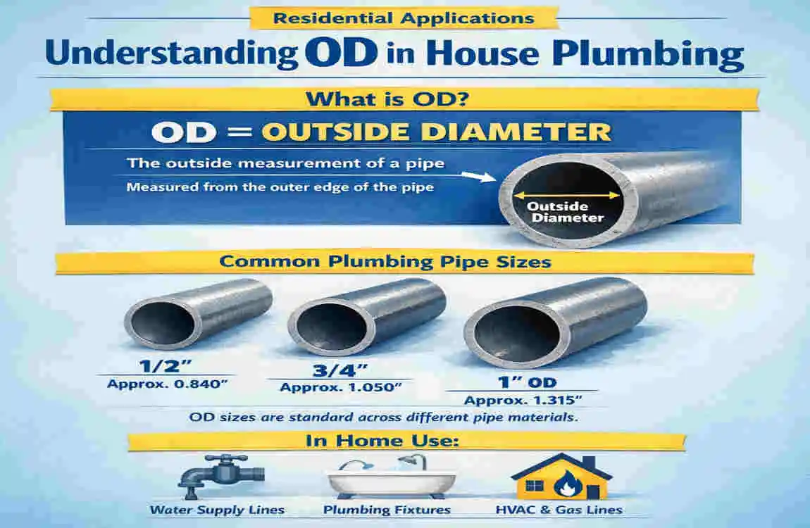 what does od stand for in house plumbing