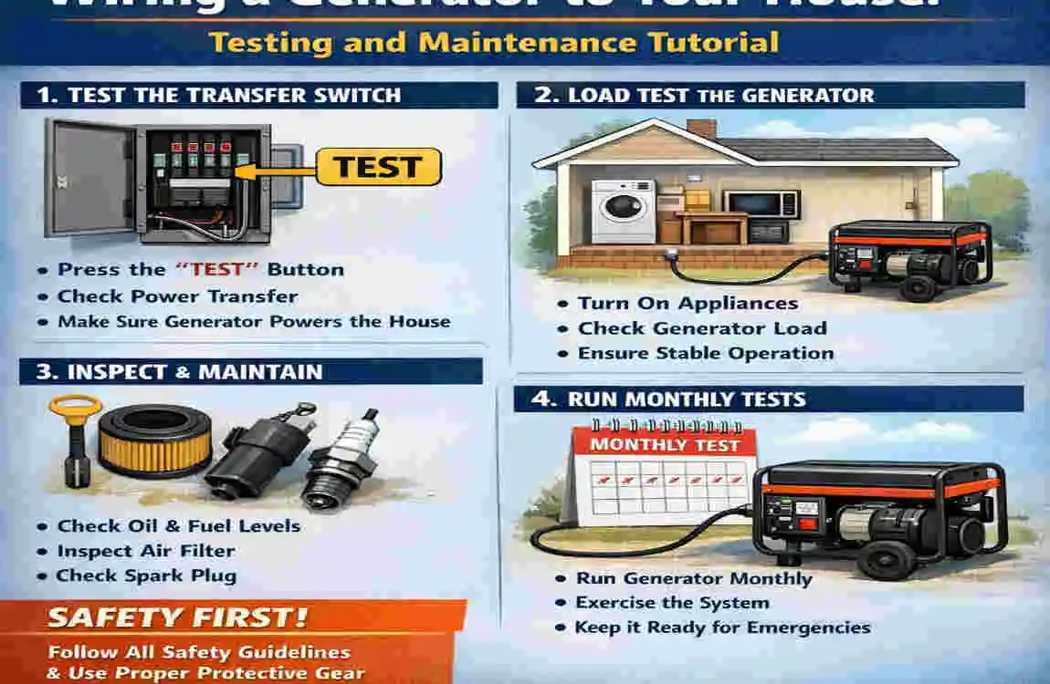 how to wire in a generator to your house