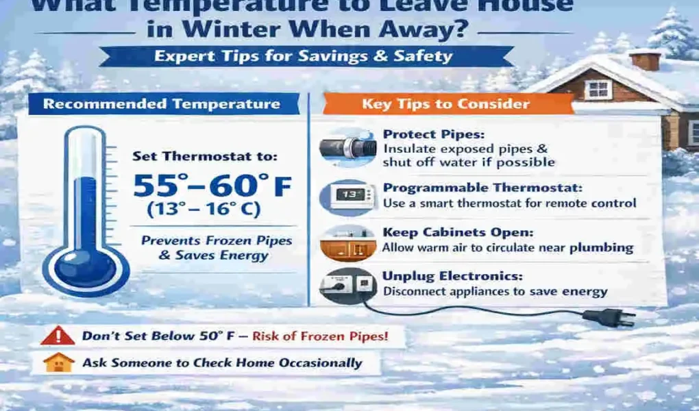 What Temperature to Leave House in Winter When Away: Expert Tips for Savings & Safety