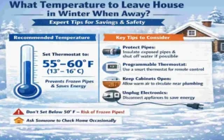 What Temperature to Leave House in Winter When Away: Expert Tips for Savings & Safety